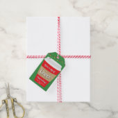 コーヒーギフト応援を一杯ラベルする ギフトタグ (より糸付き)