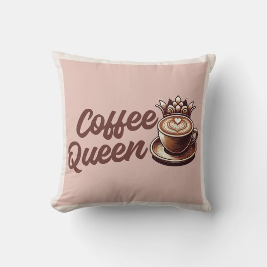 コーヒークイーン クッション (正面)