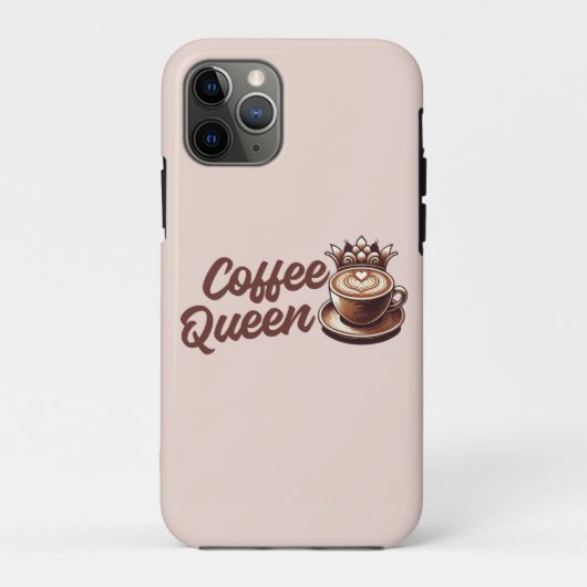 コーヒークイーン Case-Mate iPhoneケース (裏面)