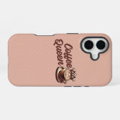 コーヒークイーン iPhone 16ケース (裏面横)