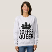 コーヒークイーンTシャツ スウェットシャツ (正面フル)