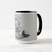 コーヒークジラ マグカップ (正面右)