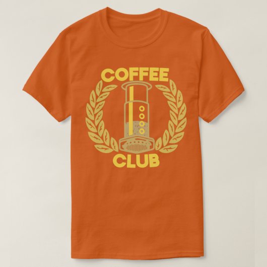 コーヒークラブ1 Tシャツ (デザイン正面)