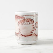 コーヒークラブ コーヒーマグカップ (中央)