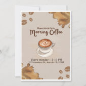 コーヒークラブ モーニングミンゲル 招待状 (正面)