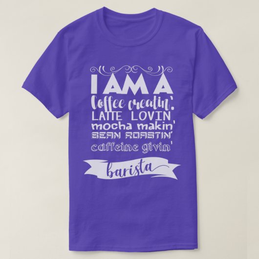 コーヒークリアチン Tシャツ (デザイン正面)