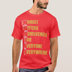コーヒークリスチャンカフェイン愛好家の忠実な信者 Tシャツ