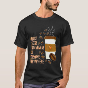 コーヒークリスチャン教会カフェイン中毒 Tシャツ