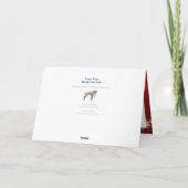 コーヒークリスマスを持つボクサー シーズンカード (裏面)