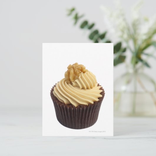 コーヒークリームとコーヒーケーキをトッピング ポストカード (スタンド正面)