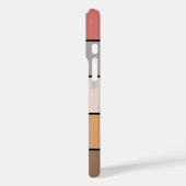 コーヒークリームグレーほこりっぽいバラオンウォーター色紙 Case-Mate iPhoneケース (裏面 / 左)