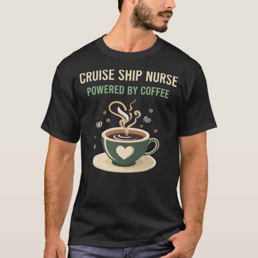 コーヒークルーズ船ナース Tシャツ (正面)