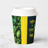 コーヒークレイビングコーヒーおもしろいコーヒー 紙コップ (右)