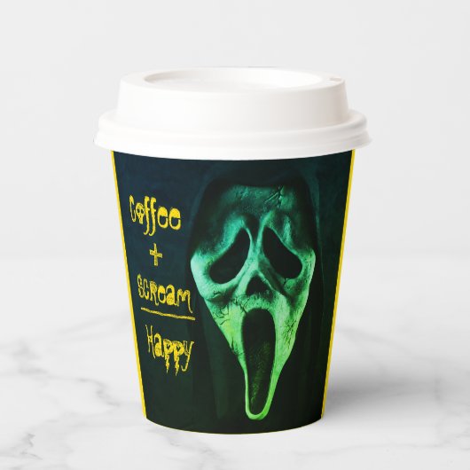コーヒークレイビングコーヒーおもしろいコーヒー 紙コップ (正面)