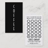 コーヒークーポンカード 割引カード (正面/裏面)