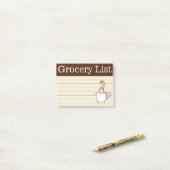 コーヒーグッズショッピングリスト投稿ItノートGift ポストイット (デスク上)