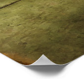 コーヒーグラインダーと砂糖 ポスター (角)