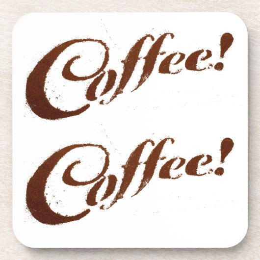 コーヒーグラウンズコーヒー コルクコースター コースター (正面)