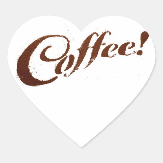 コーヒーグラウンドコーヒー – ハートシール (正面)
