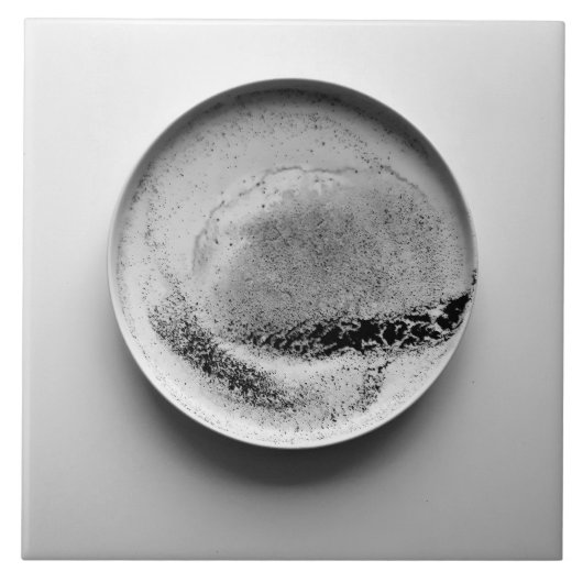 コーヒーグラウンドフォトセラミックタイル タイル (正面)