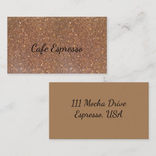 コーヒーグラウンド名刺 名刺 (正面/裏面)