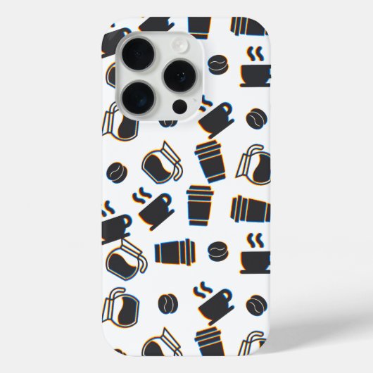 コーヒーグリッチ Case-Mate iPhoneケース (裏面)