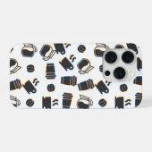 コーヒーグリッチ iPhoneケース (裏面横)