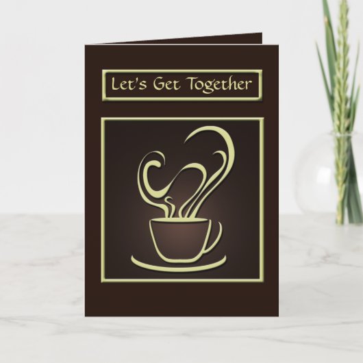 コーヒーグリーティングカードを集めよう カード (正面)