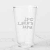 コーヒーケトルベルリピート タンブラーグラス (裏面)
