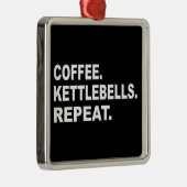 コーヒーケトルベルリピート メタルオーナメント (右)