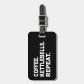 コーヒーケトルベルリピート ラゲッジタグ (正面縦)