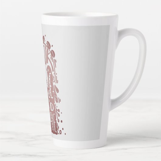 コーヒーケーキを食べ飲む カフェラテマグ (右)