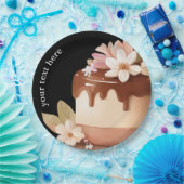 コーヒーケーキ紙プレート ペーパープレート (パーティー)