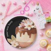 コーヒーケーキ紙プレート ペーパープレート (パーティー)