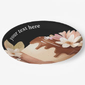 コーヒーケーキ紙プレート ペーパープレート (アングル)