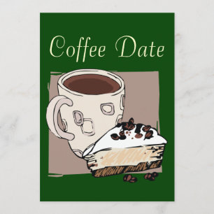 コーヒーケーキ 招待状