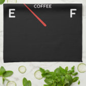 コーヒーゲージキッチンタオル – おもしろいタオル キッチンタオル (折り畳み)