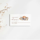 コーヒーゲームの数キスブライダルシャワー エンクロージャーカード