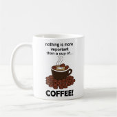 コーヒーコおもしろいーヒー好きコーヒー コーヒーマグカップ (左)