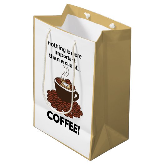 コーヒーコおもしろいーヒー好きコーヒー ミディアムペーパーバッグ (正面アングル)