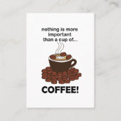 コーヒーコおもしろいーヒー好きコーヒー 名刺 (正面)