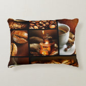 コーヒーコラージュ2 アクセントクッション (正面)