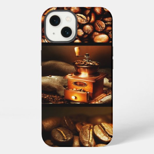 コーヒーコラージュ2 iPhoneケース (裏面)