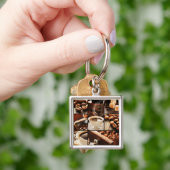 コーヒーコラージュ キーホルダー (手)