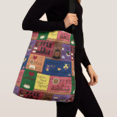 コーヒーコラージュ クロスボディバッグ (クローズアップ)