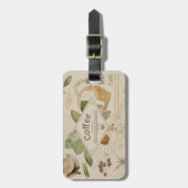 コーヒーコラージュ ラゲッジタグ (正面縦)