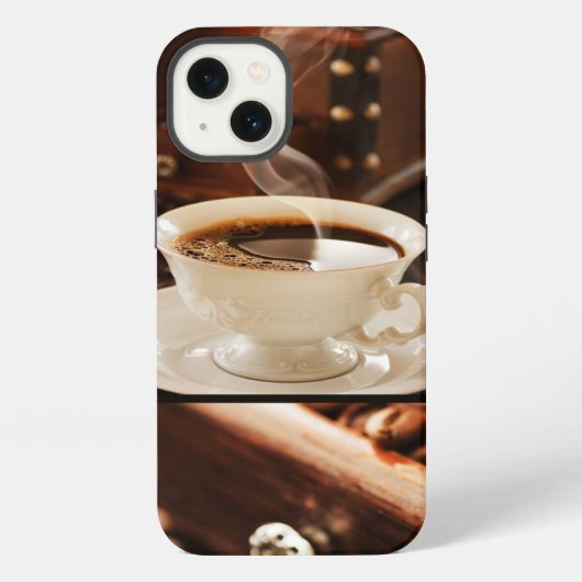コーヒーコラージュ iPhoneケース (裏面)