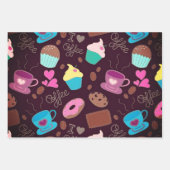 コーヒーコレクションの愛のために ラッピングペーパーシート (正面3)