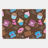 コーヒーコレクションの愛のために ラッピングペーパーシート (正面)