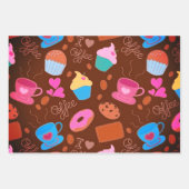 コーヒーコレクションの愛のために ラッピングペーパーシート (正面3)